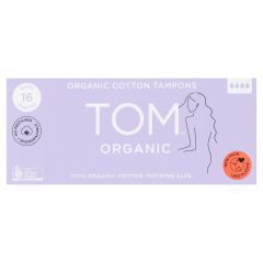 Tom Organic Super Tampons 16 Pack