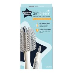 Tommee Tippee Closer To Nature 2-in-1 Baby Bottle Brush