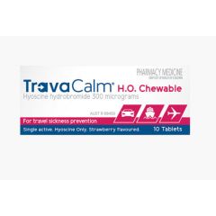 Travacalm H.O. 10 Chewable Tablets