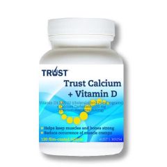 Trust Calcium + Vitamin D 120 Tablets (Alendronate)