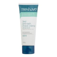 Trishave Men 3In1 Anti-Rash Shave Crème 100g