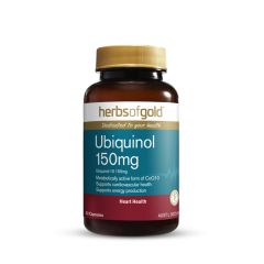 Herbs of Gold Ubiquinol 150mg 30 caps