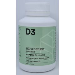 Ultra Nature Essentials Vitamin D3 250C