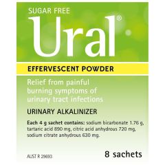 Ural Effervescent Powder Sachets 8 Pack