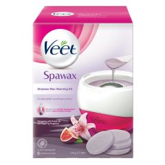 Veet Spawax Stripless Wax Warming Kit Purple Lily & Sugar Fig 1 Kit