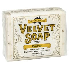 Velvet Pawpaw Bar Soap 100g Z56