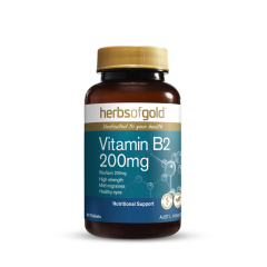 Herbs of Gold Vitamin B2 200mg 60 tabs