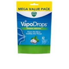 Vicks Vapodrops Original Menthol 42 Lozenges