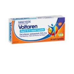 Voltaren Rapid 12.5 Liquid Capsules 20 Capsules (Diclofenac)