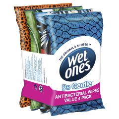 Wet Ones Be Gentle Value Wipes 4X15Pk