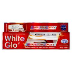 White Glo Professional Choice Whitening Toothpaste 150g