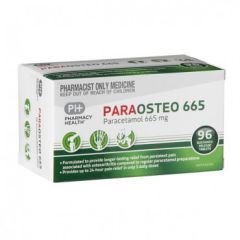 Pharmacy Health Paraosteo Paracetamol Osteo 665 mg Sustained Release 96 Tablets