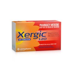 Xergic Tab 120mg 10 (Fexofenadine)