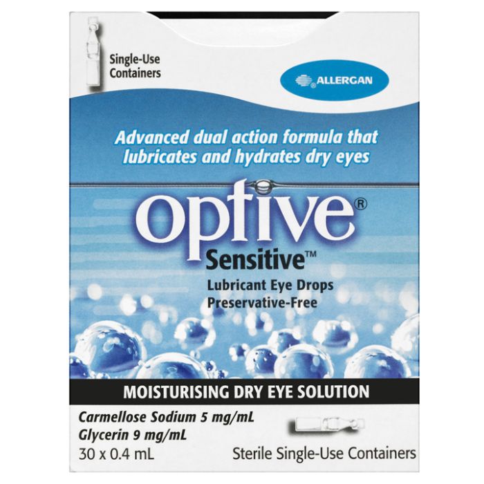 Optive Sensitive Eye Drop 0.4ml 30 Vials