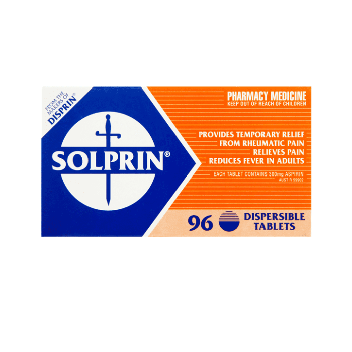 Solprin 300mg 96 Tablets