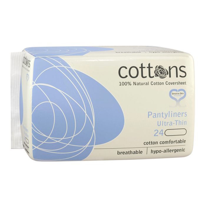 Cottons Ultra Thin Panty Liners 24 Pack