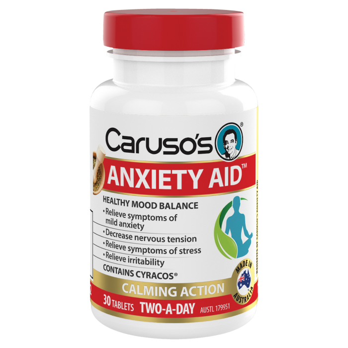 Caruso’s Anxiety Aid | 30 Tabs