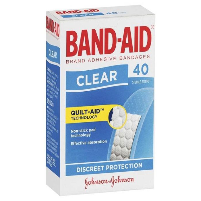 Band-Aid Clear Strip 40 Pack