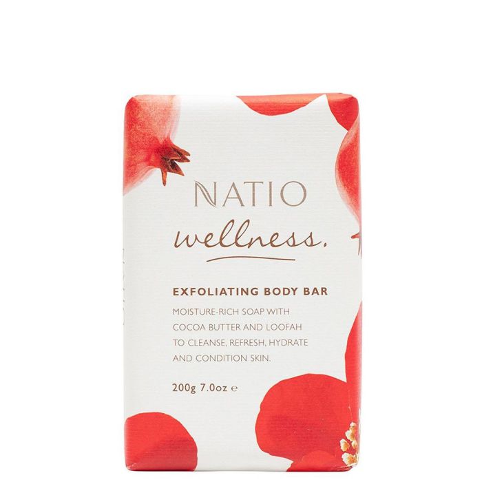 Natio Wellness Exfoliating Body Bar 200g