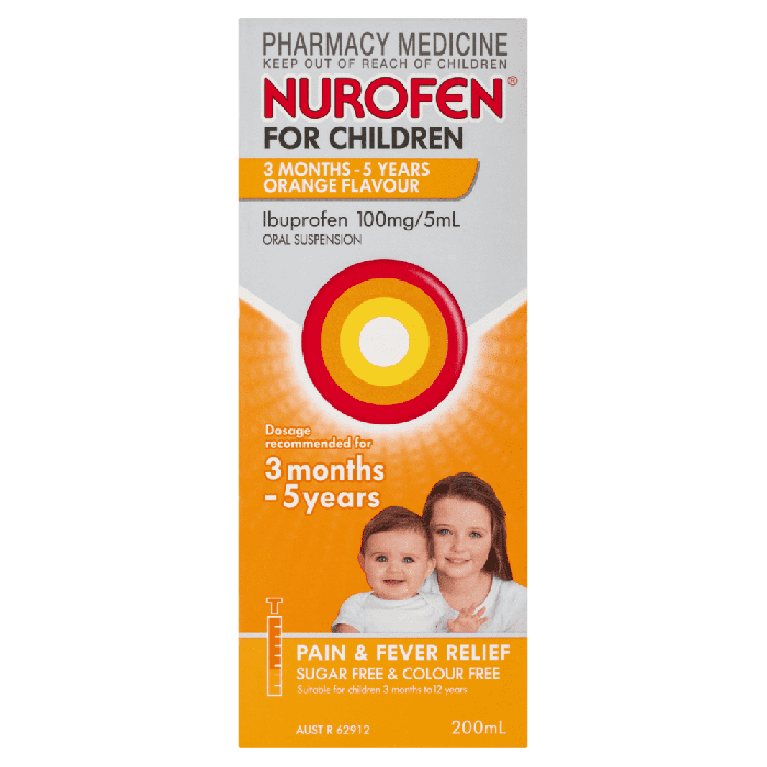 Nurofen for Children 3 Months – 5 Years Orange 200ml